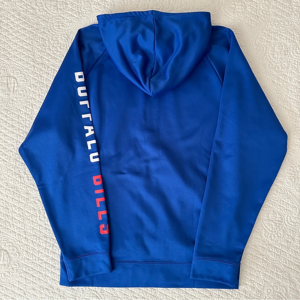 Zubaz Buffalo Bills NFL Men's Team Name Logo Full Zip Zebra Hoodie Sweatshirt M - Picture 2 of 8